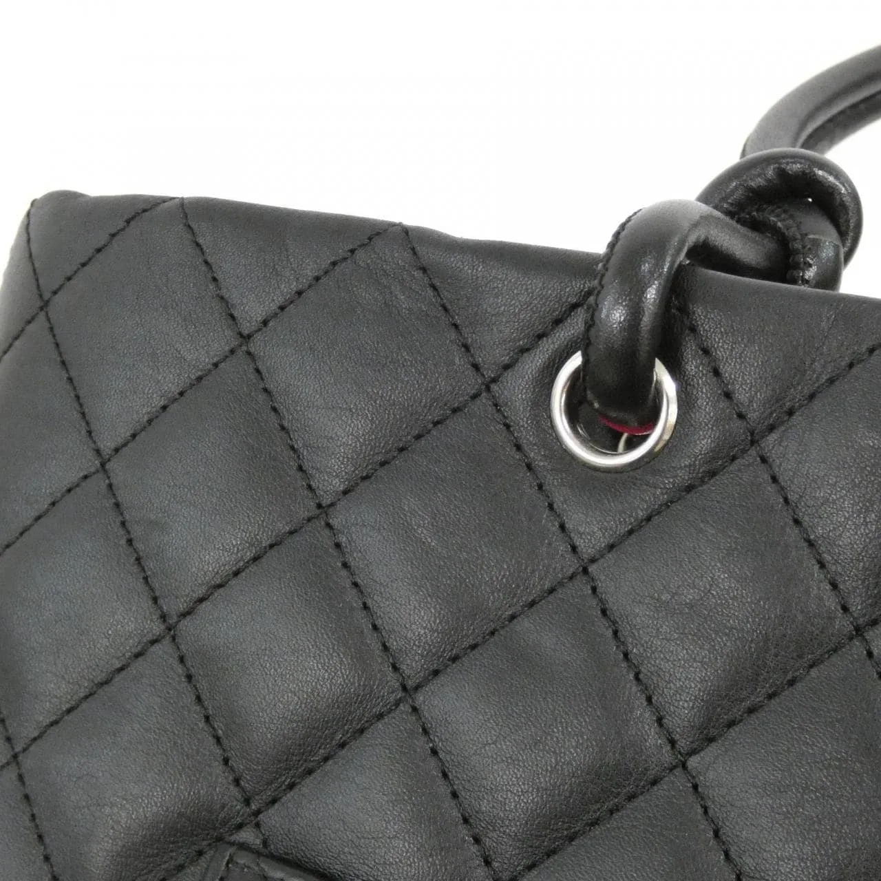 CHANEL Cambon 25167 Handbag 黑色 中古品A - 縮圖 5