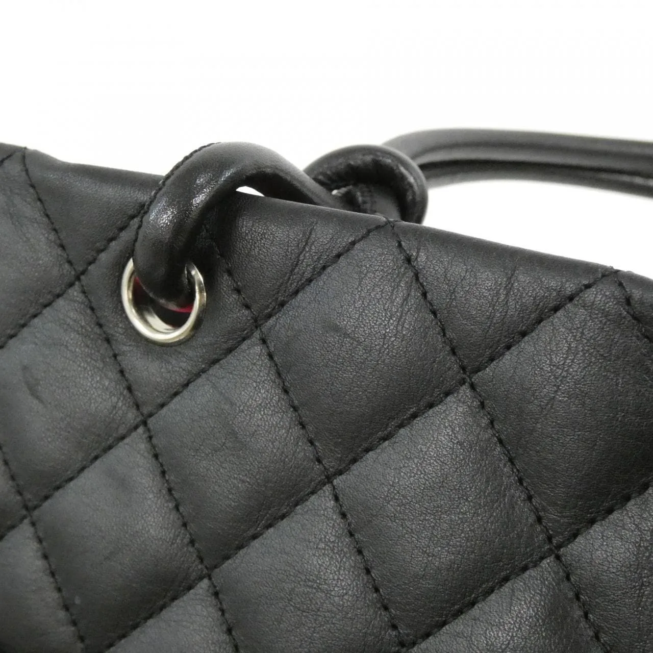 CHANEL Cambon 25167 Handbag 黑色 中古品A - 縮圖 6