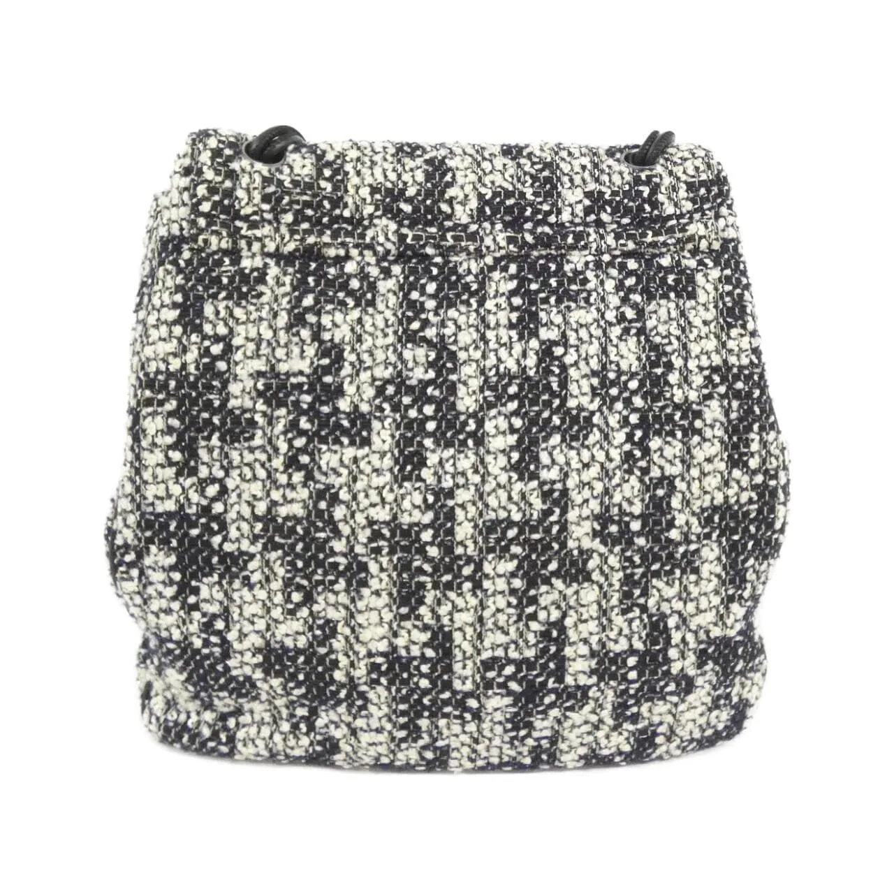 CHANEL 30216 Shoulder Tweed 黑色 粗花呢 中古品A - 縮圖 2