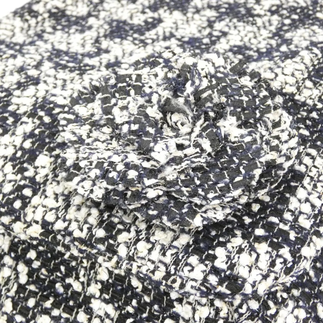 CHANEL 30216 Shoulder Tweed 黑色 粗花呢 中古品A - 縮圖 4