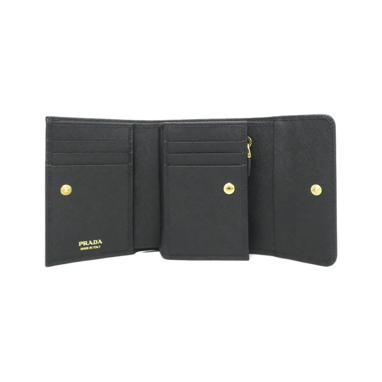 PRADA 1MH025 Wallet 黑色 新品 - 縮圖 4