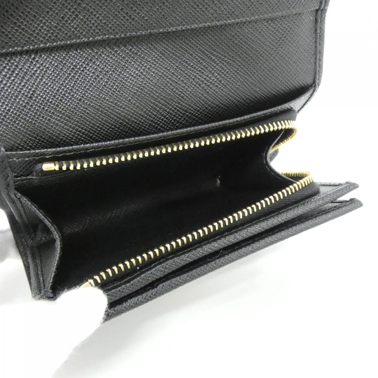 PRADA 1MH025 Wallet 黑色 新品 - 縮圖 6