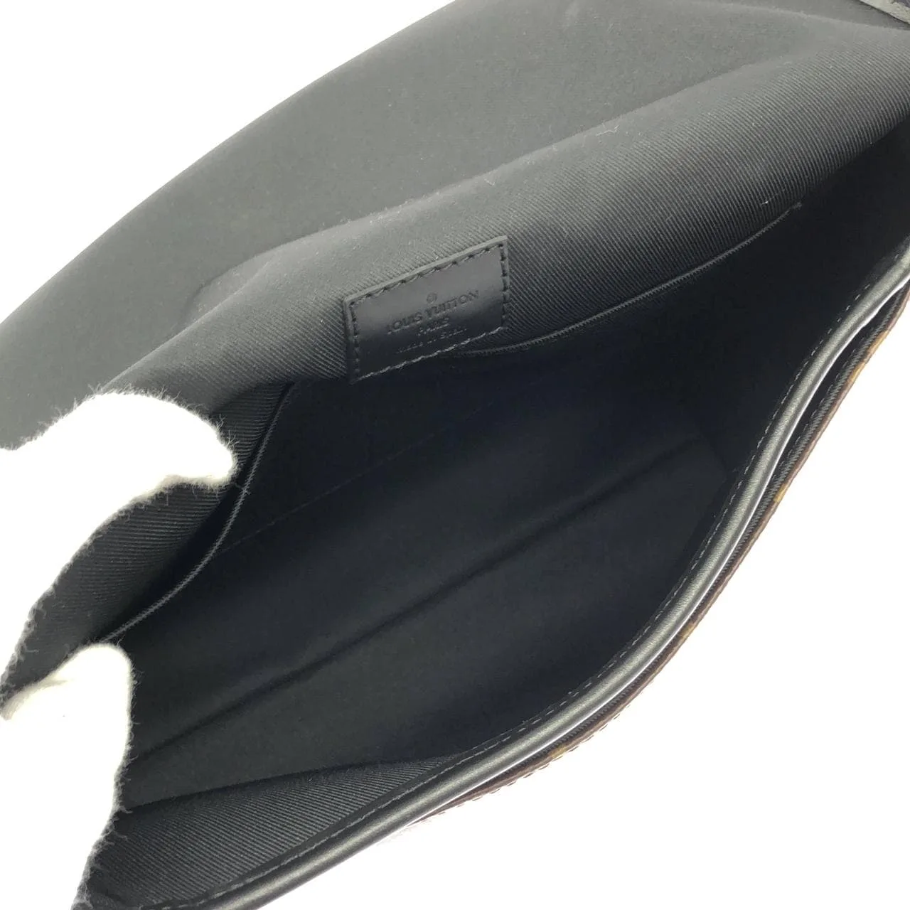 LOUIS VUITTON M45557 Shoulder Monogram 黑色 Monogram 中古品A - 縮圖 7