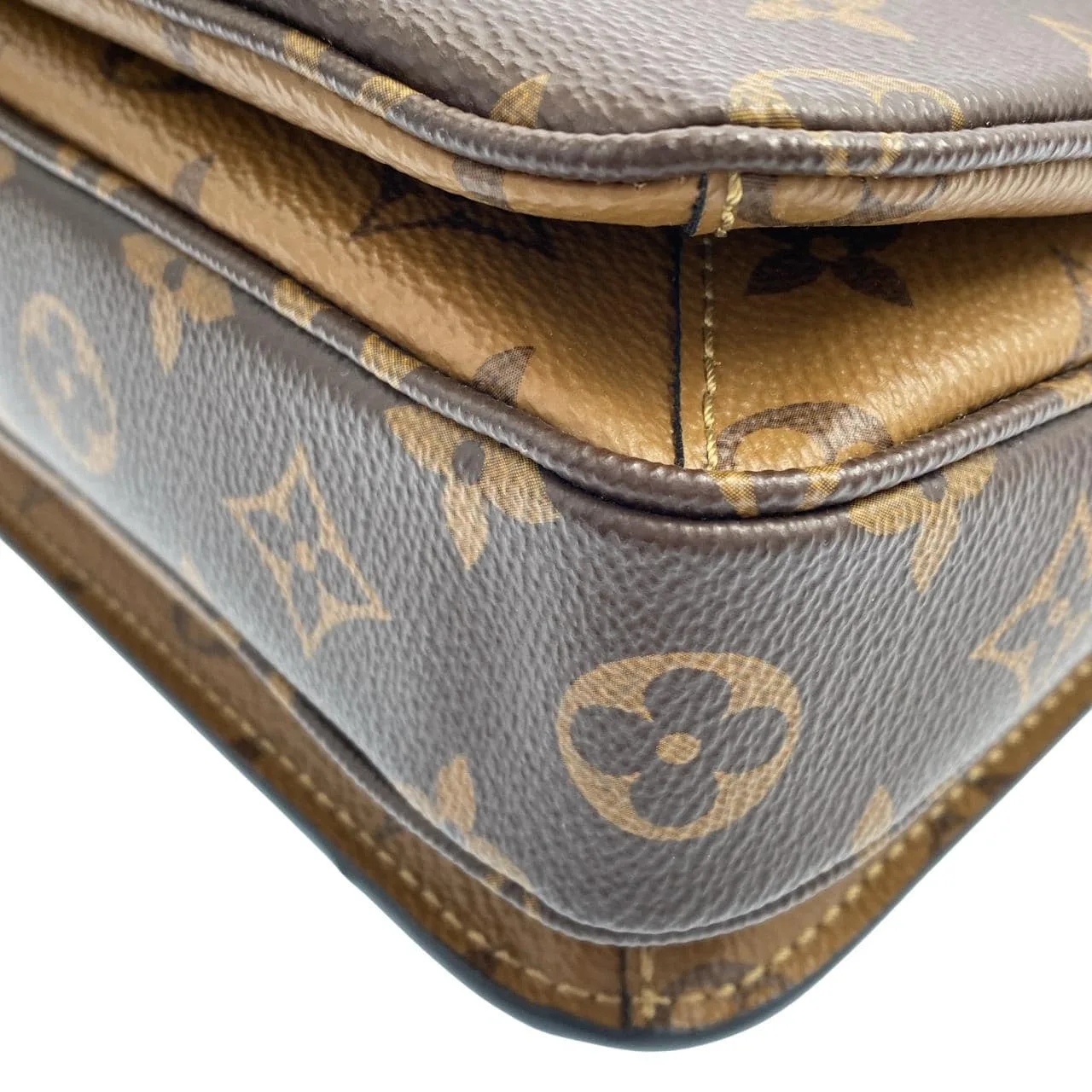 LOUIS VUITTON Pochette M44876 Handbag Monogram 黑色 Monogram 中古品A - 縮圖 3