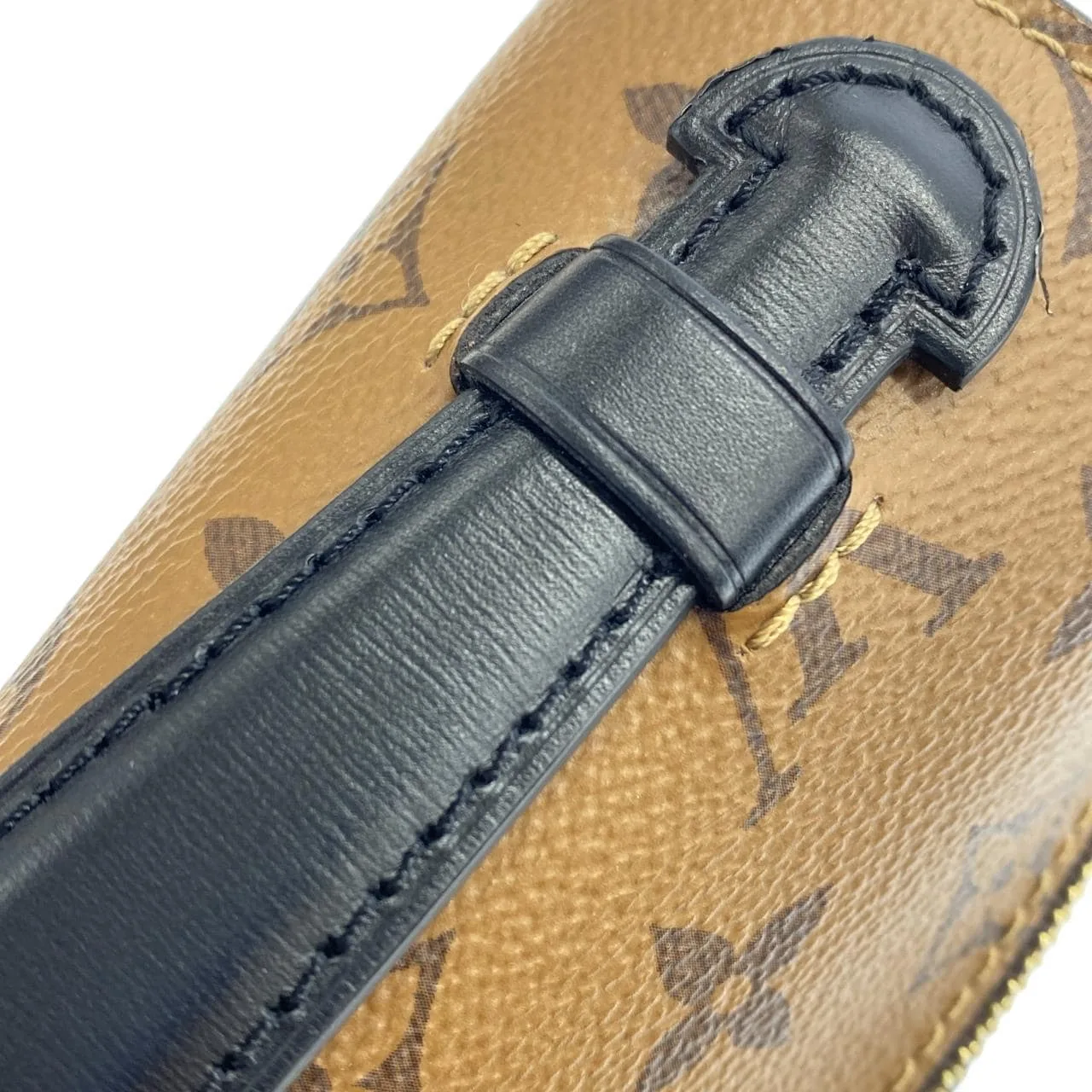 LOUIS VUITTON Pochette M44876 Handbag Monogram 黑色 Monogram 中古品A - 縮圖 7