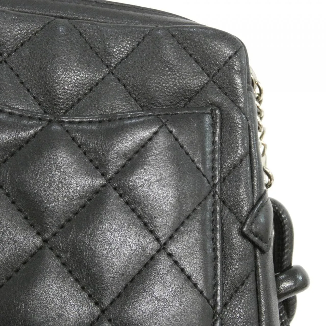 CHANEL Cambon 25177 Shoulder 黑色 中古品A - 縮圖 6