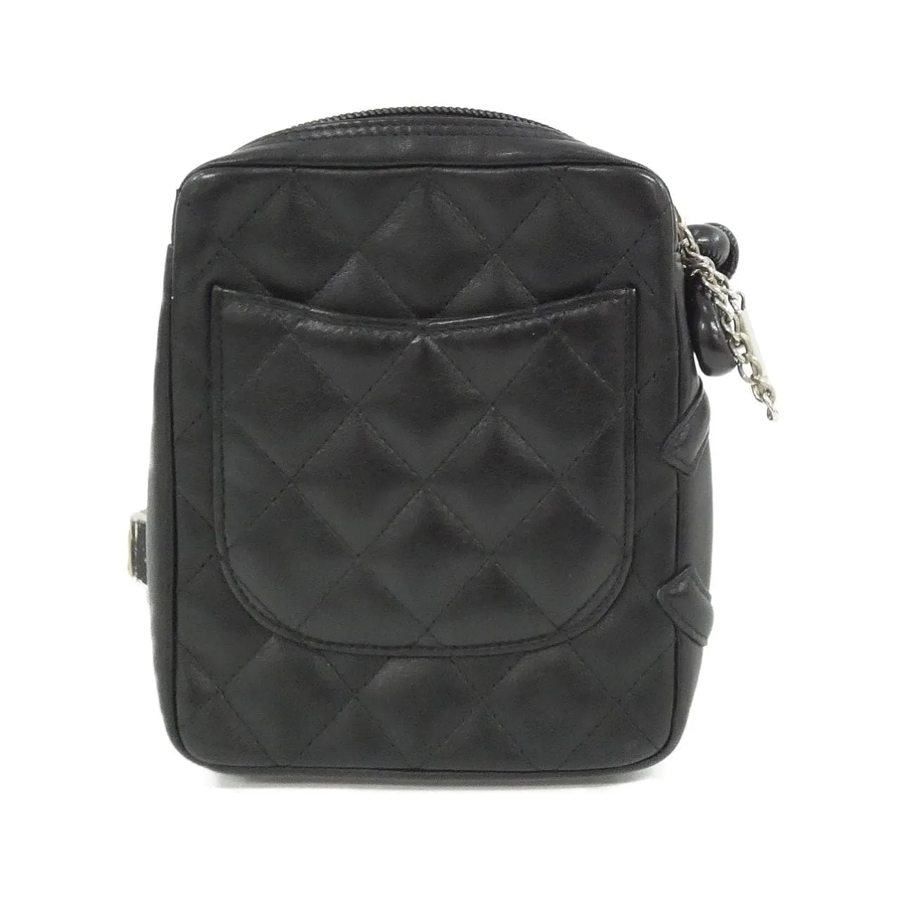 CHANEL Cambon 25177 Shoulder 黑色 中古品B - 縮圖 2