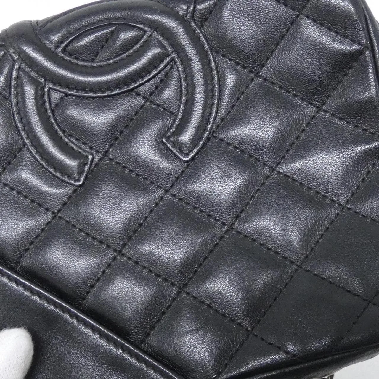 CHANEL Cambon 25177 Shoulder 黑色 中古品B - 縮圖 6