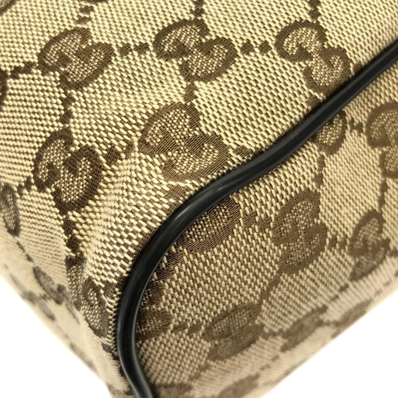 GUCCI GG Supreme 449173 KY9KN 肩背包 帆布 黑色 帆布 中古品A - 縮圖 2