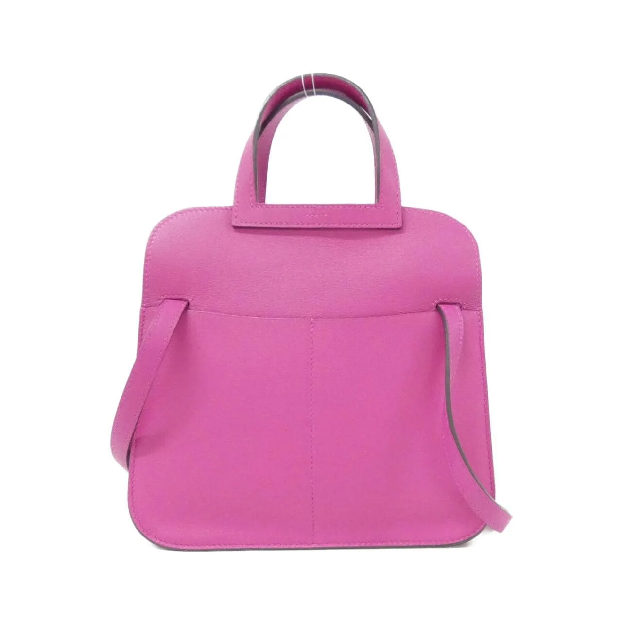 HERMES Halzan 069523CK Handbag Swift Purple Swift Leather Rank A - Thumbnail 2