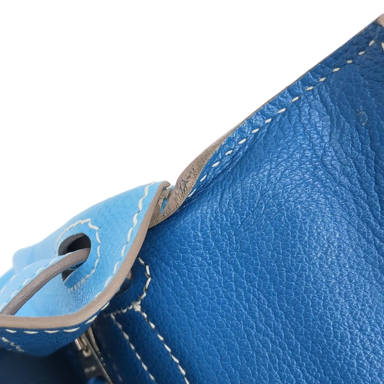 HERMES Kelly 063111CK Handbag Epsom Black Epsom Leather Rank A - Thumbnail 10