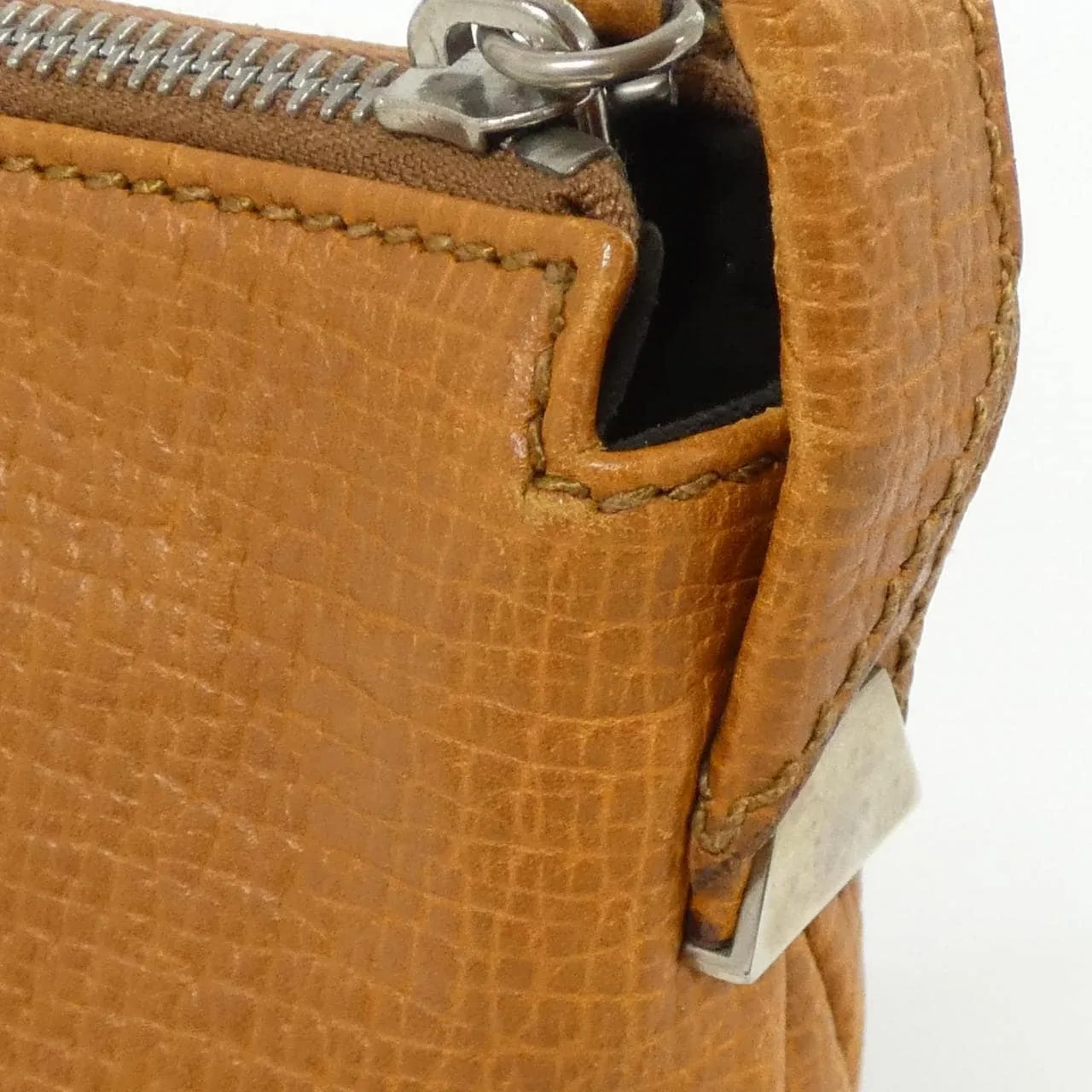 LOEWE Shoulder Leather Brown Leather Rank B - Thumbnail 5
