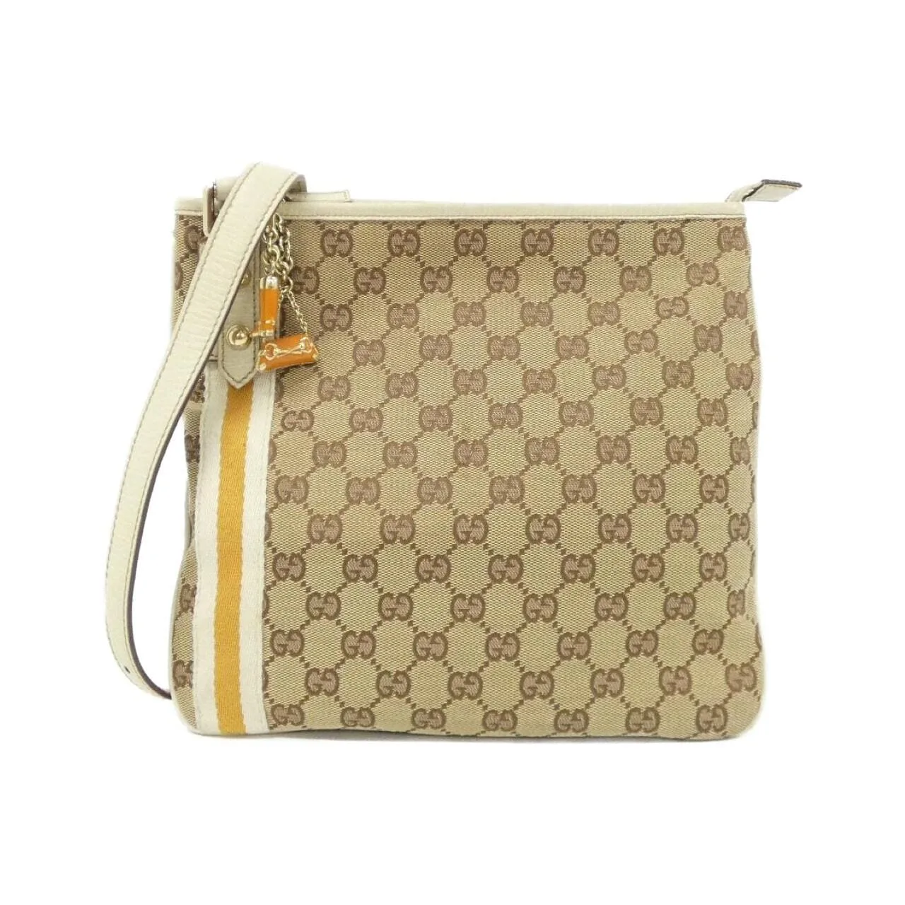 GUCCI 144388 Shoulder Canvas Black