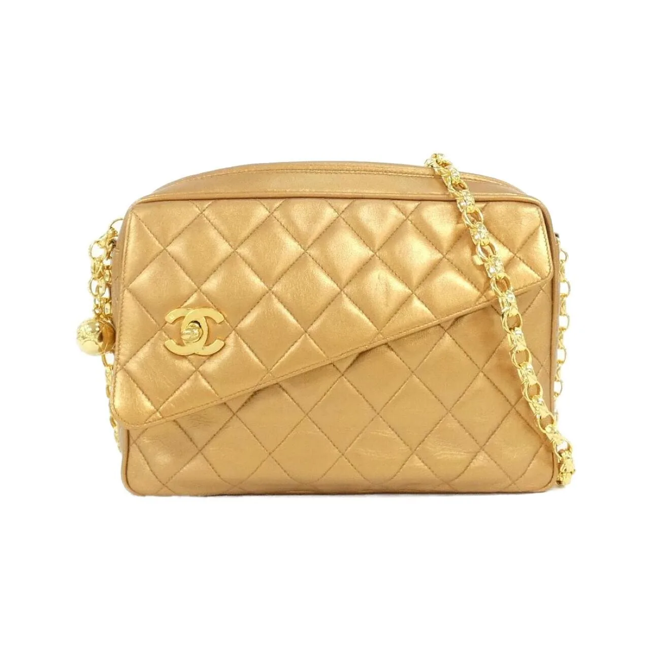 CHANEL 肩背包 羊皮 Black