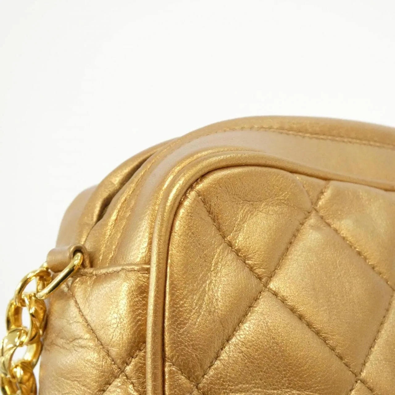 CHANEL Shoulder Lambskin 黑色 羊皮 中古品B - 縮圖 6