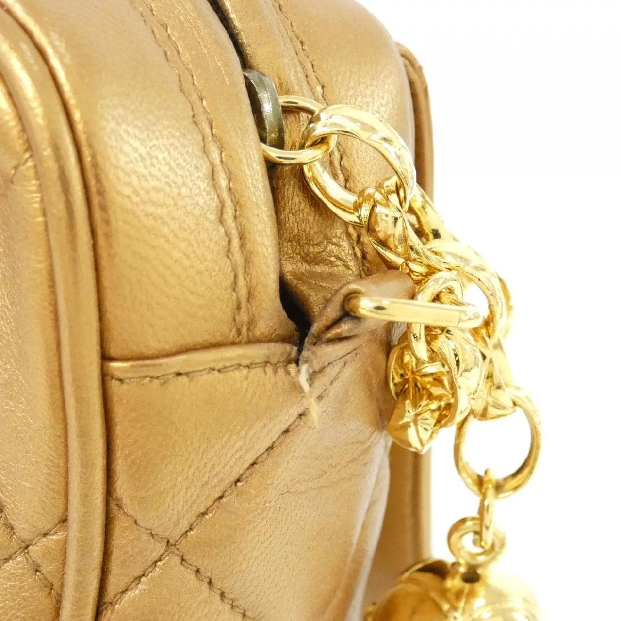 CHANEL Shoulder Lambskin 黑色 羊皮 中古品B - 縮圖 7