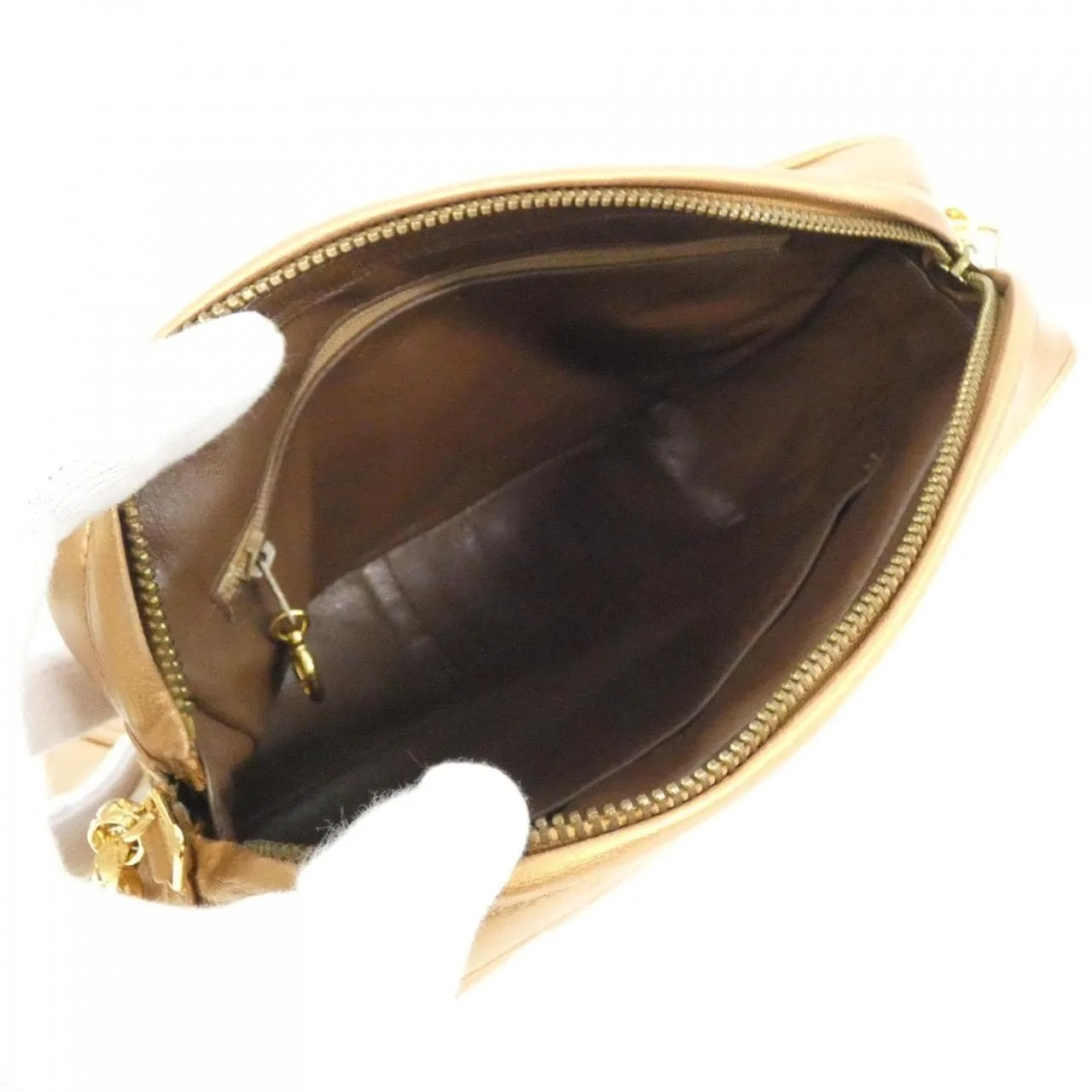 CHANEL Shoulder Lambskin 黑色 羊皮 中古品B - 縮圖 9