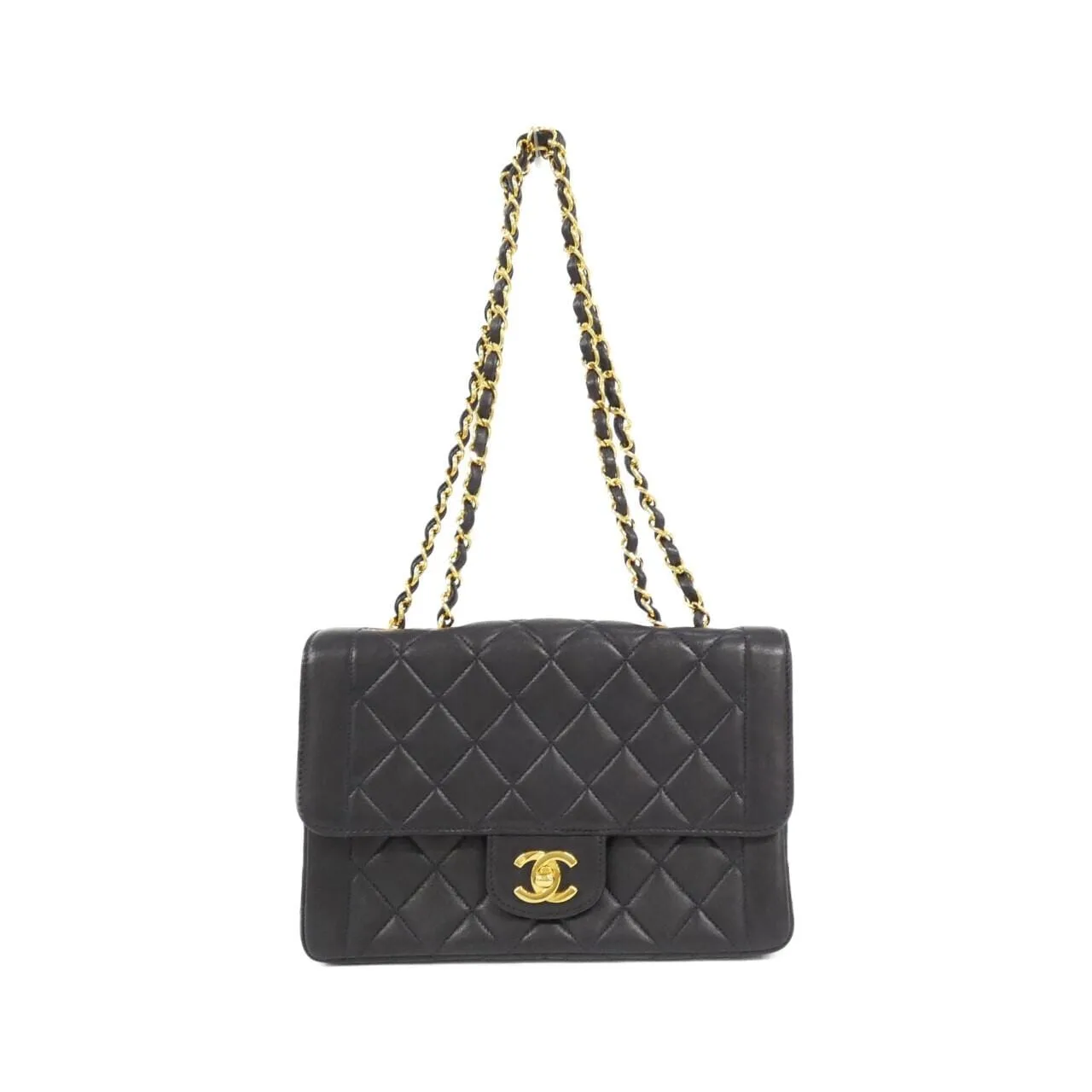 CHANEL 05289 肩背包 羊皮 Navy