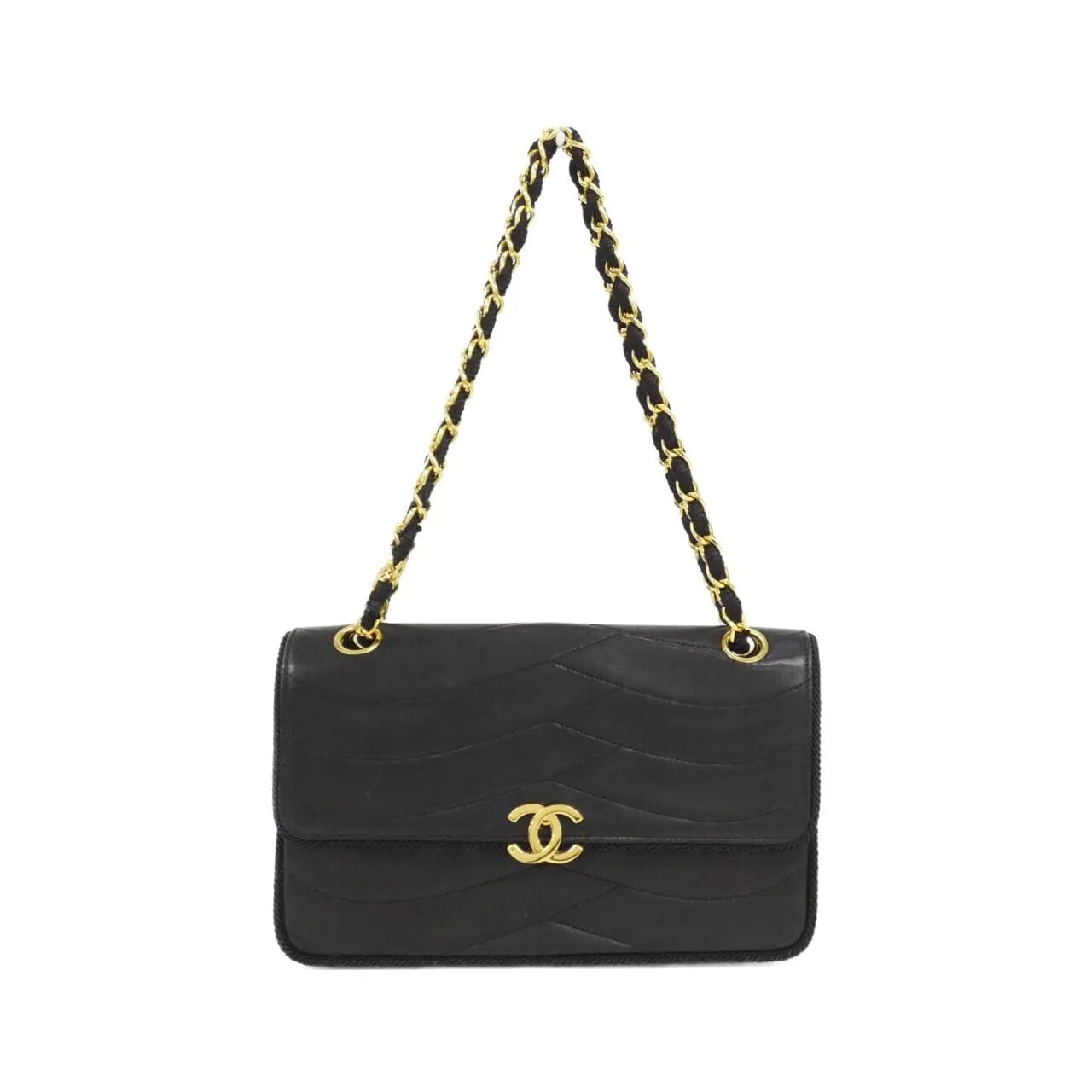 CHANEL 肩背包 羊皮 Black
