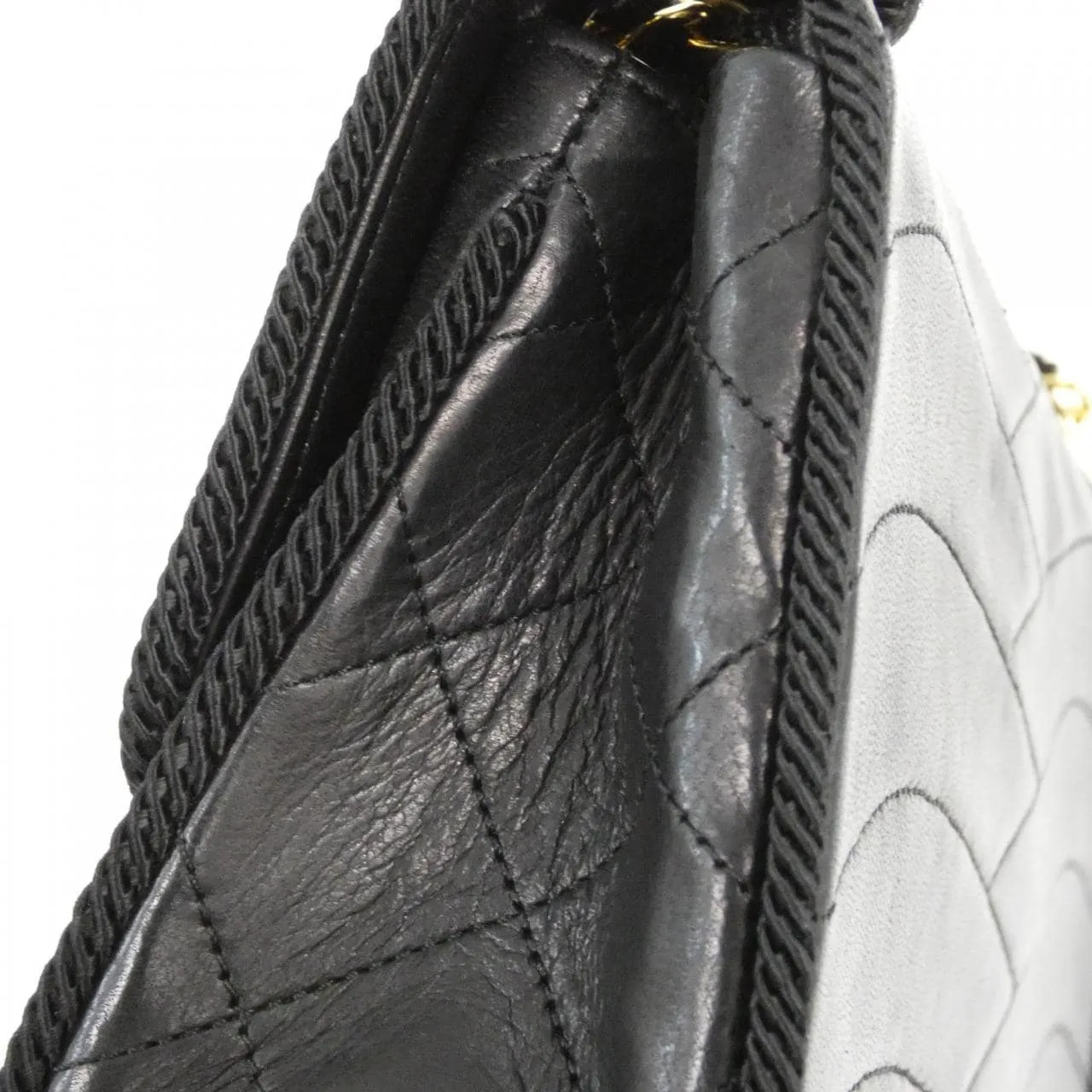 CHANEL Shoulder Lambskin 黑色 羊皮 中古品A - 縮圖 6