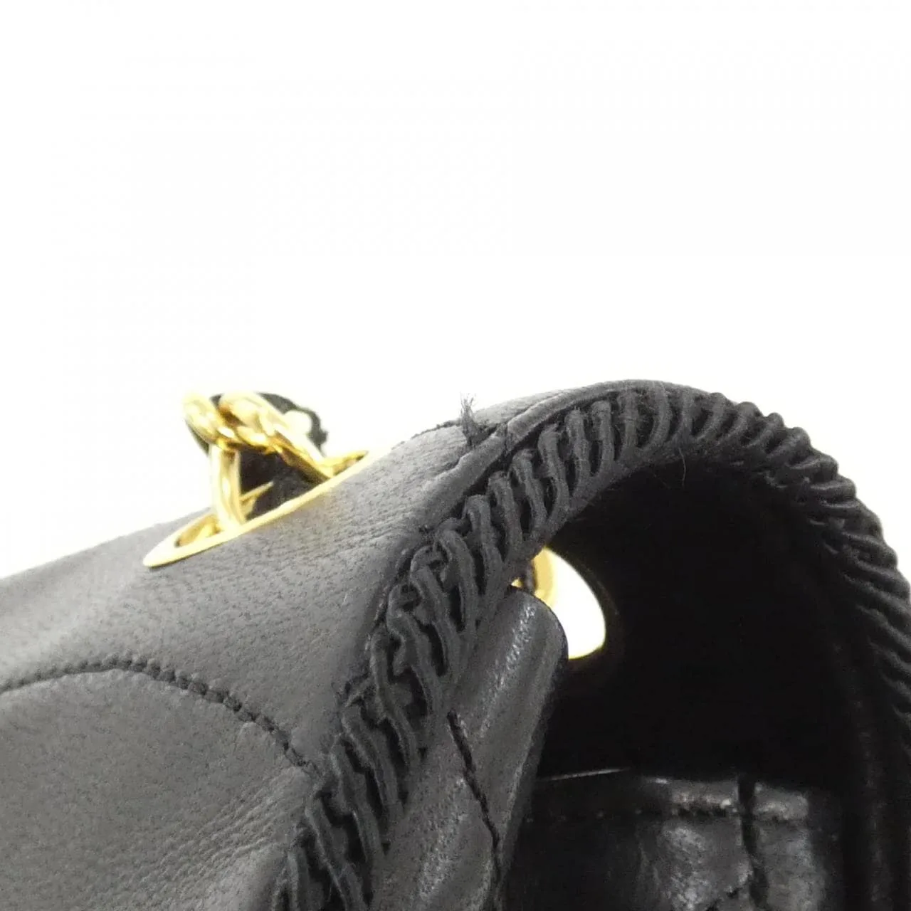 CHANEL Shoulder Lambskin 黑色 羊皮 中古品A - 縮圖 7