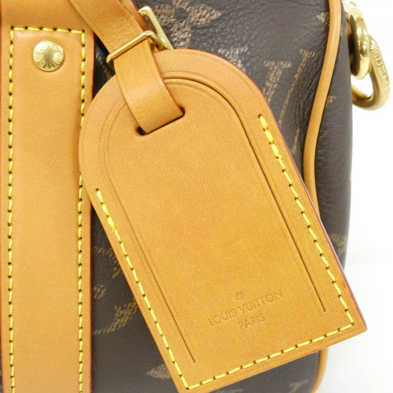 LOUIS VUITTON Keepall M14026 Boston Monogram Black Monogram - Thumbnail 3