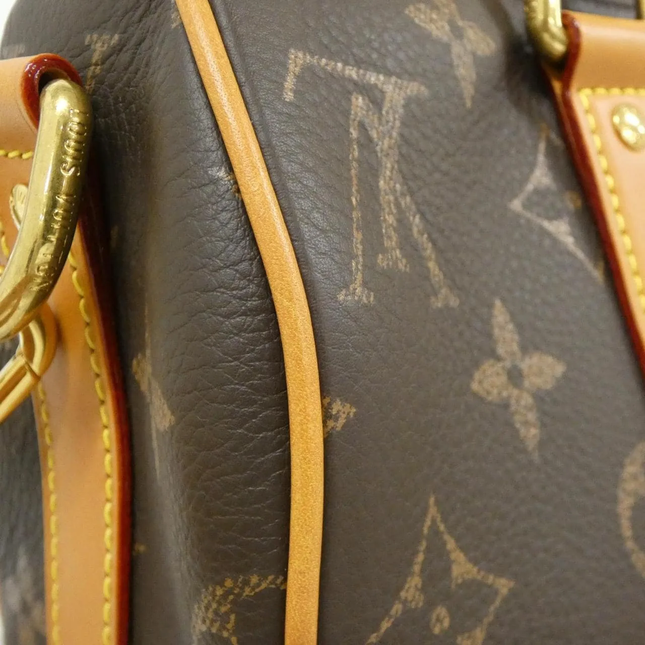 LOUIS VUITTON Keepall M14026 Boston Monogram Black Monogram - Thumbnail 4