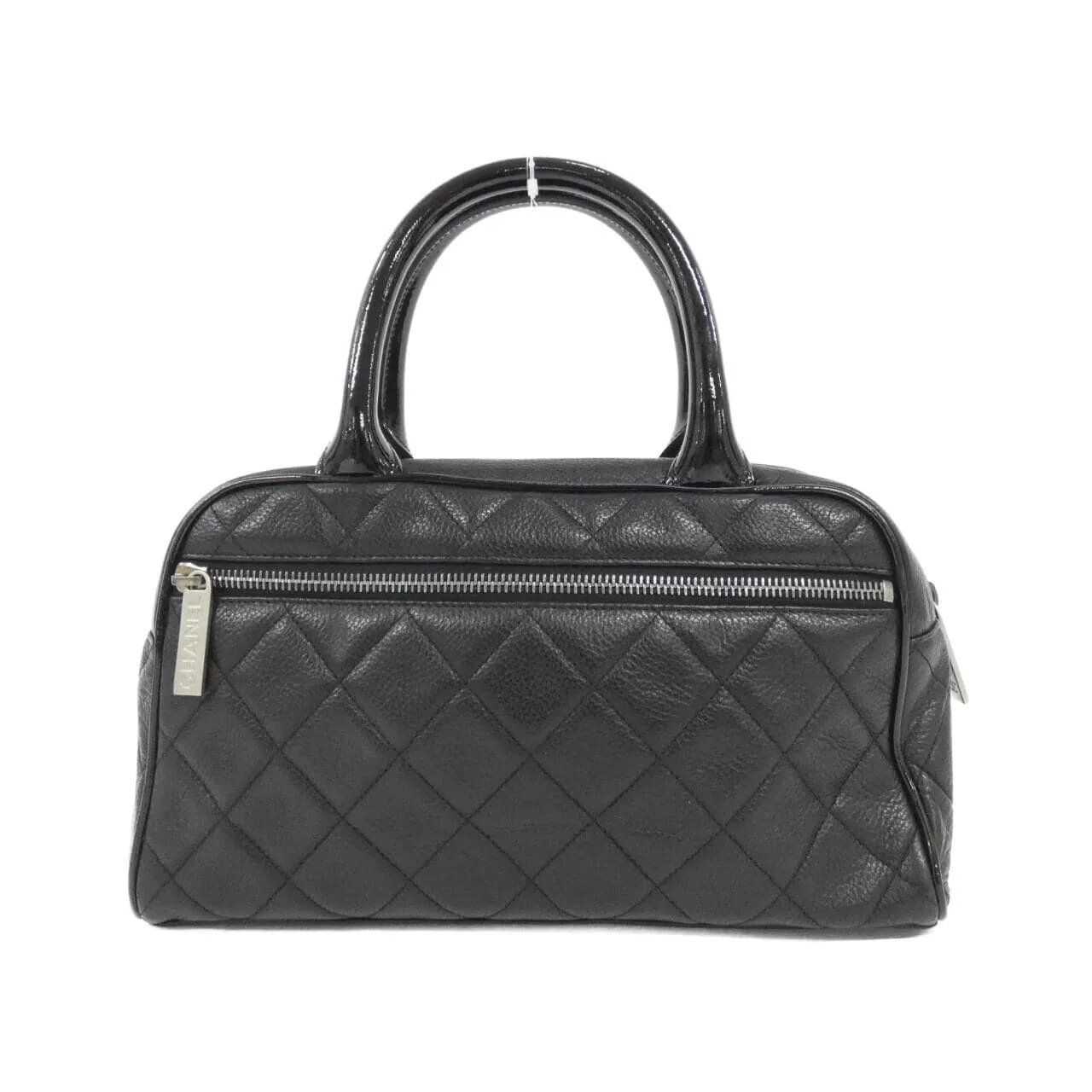 CHANEL 15685 Boston Caviar Leather 黑色 Caviar Leather 中古品B - 縮圖 2