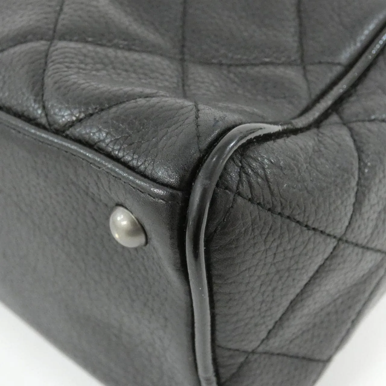 CHANEL 15685 Boston Caviar Leather 黑色 Caviar Leather 中古品B - 縮圖 3