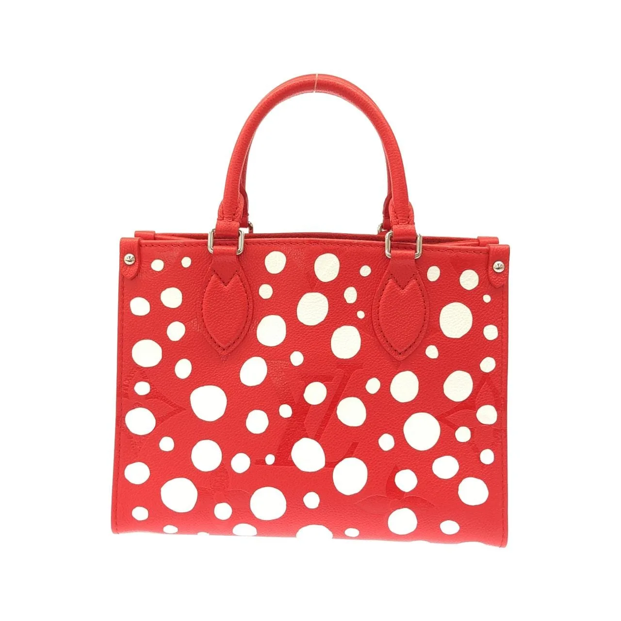 LOUIS VUITTON OnTheGo M46412 Handbag Monogram Rouge Monogram 中古品A - 縮圖 2