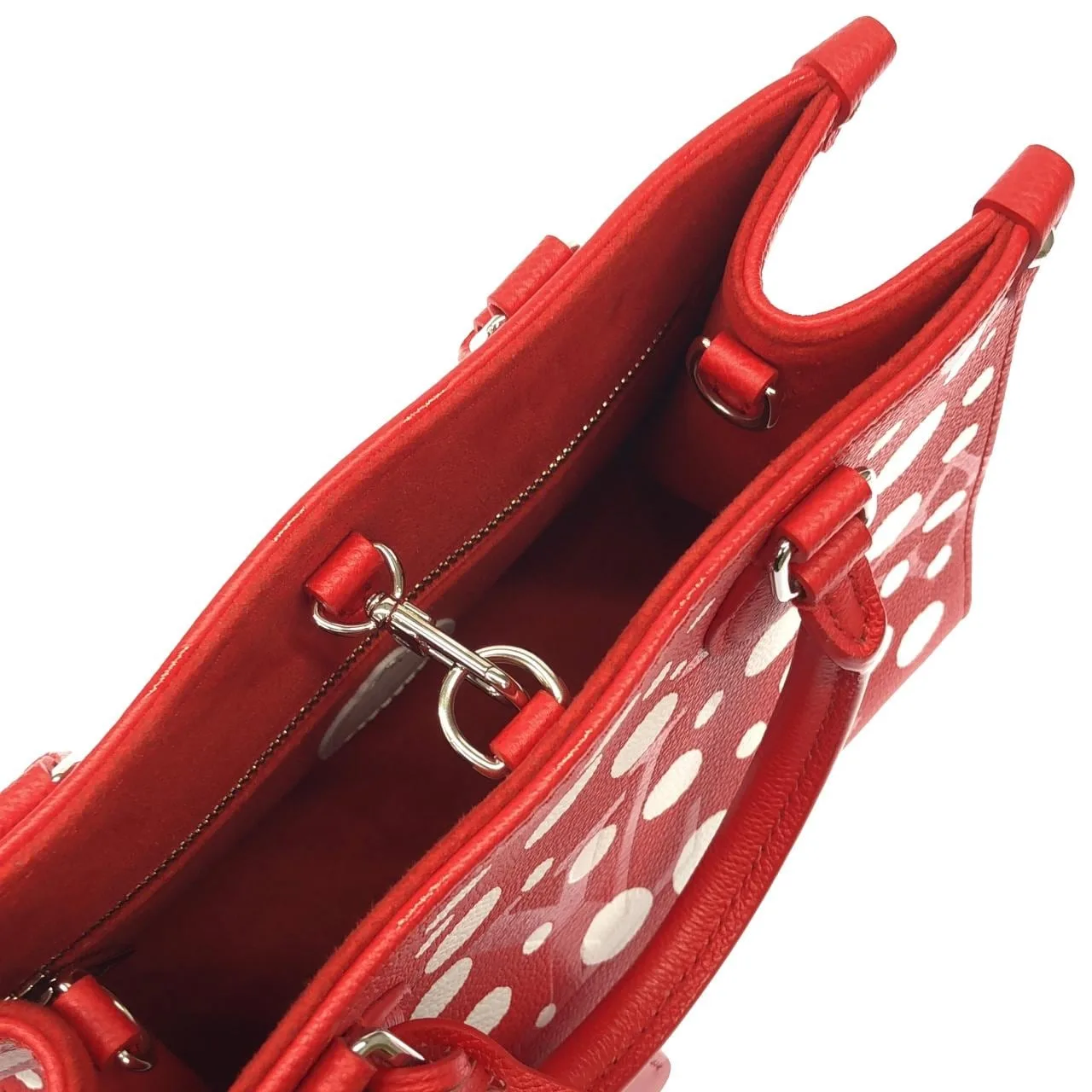 LOUIS VUITTON OnTheGo M46412 Handbag Monogram Rouge Monogram 中古品A - 縮圖 5