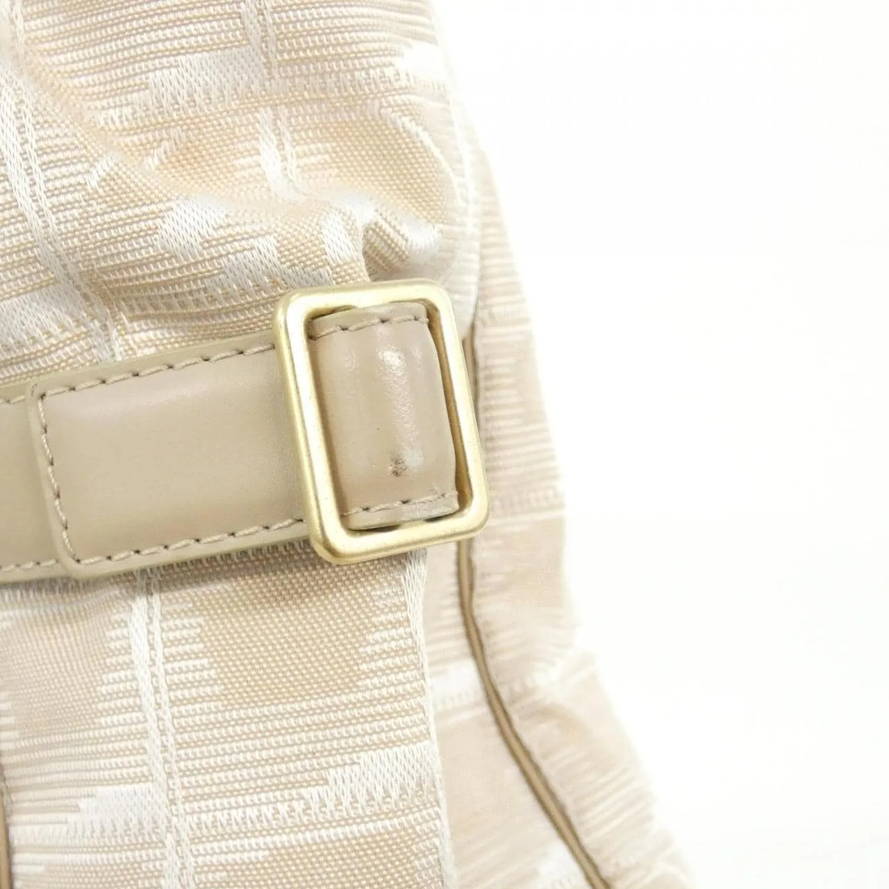 CHANEL 15825 Shoulder Nylon 米色 尼龍 中古品B - 縮圖 6