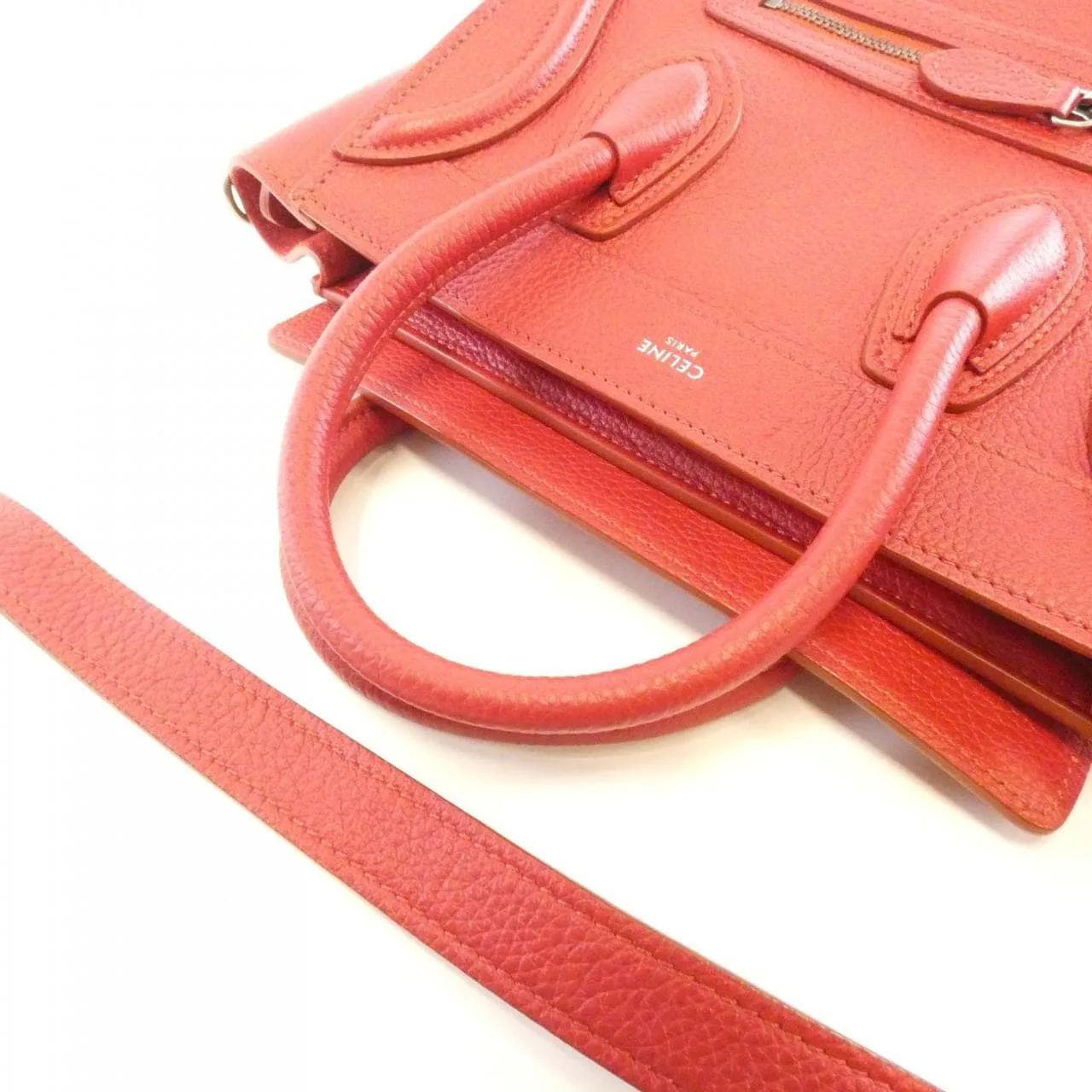 CELINE Luggage 189243DRU Handbag 黑色 中古品A - 縮圖 6