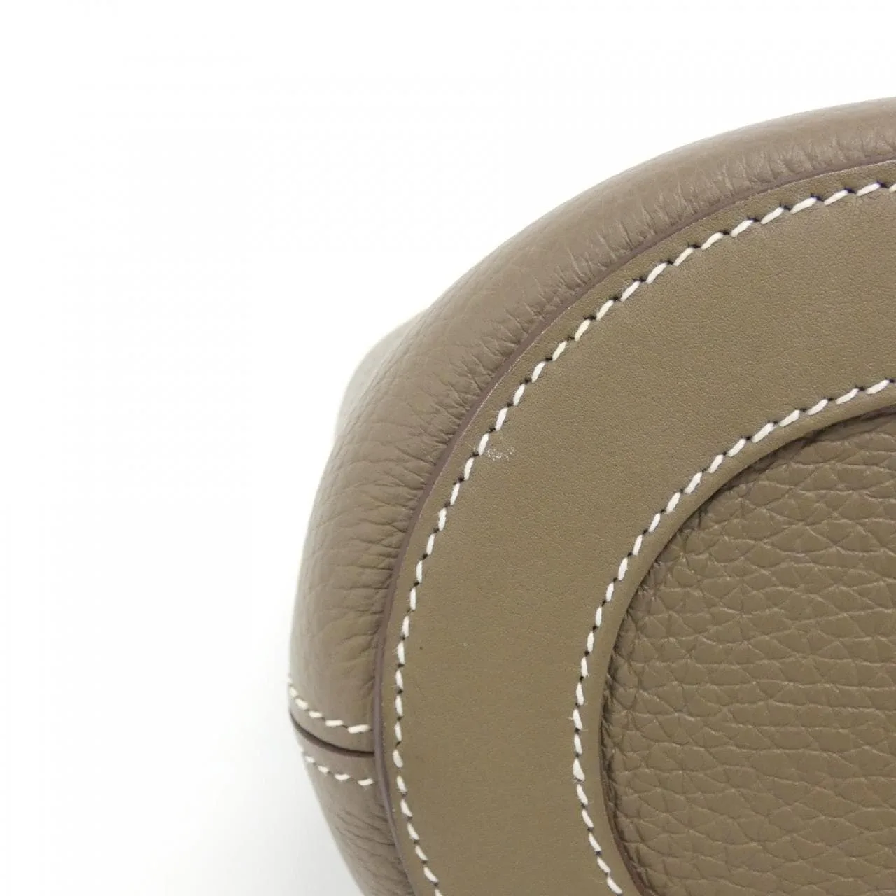 HERMES 084274CK Handbag Clemence Etoupe Clemence Leather Rank A - Thumbnail 3