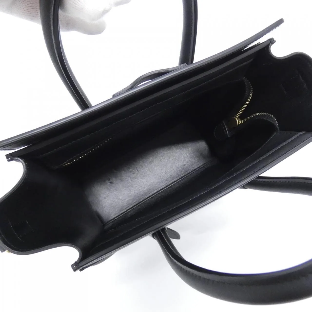 CELINE Luggage 189243HSC Handbag Black - Thumbnail 7