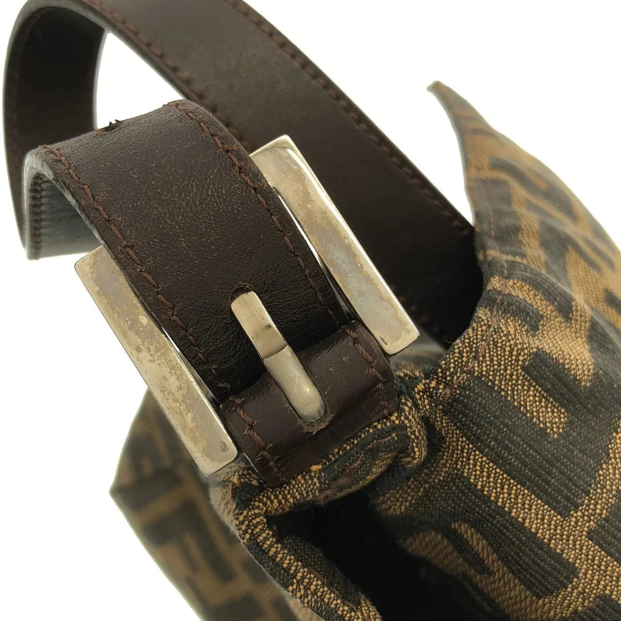 FENDI Baguette 26325 Shoulder Canvas