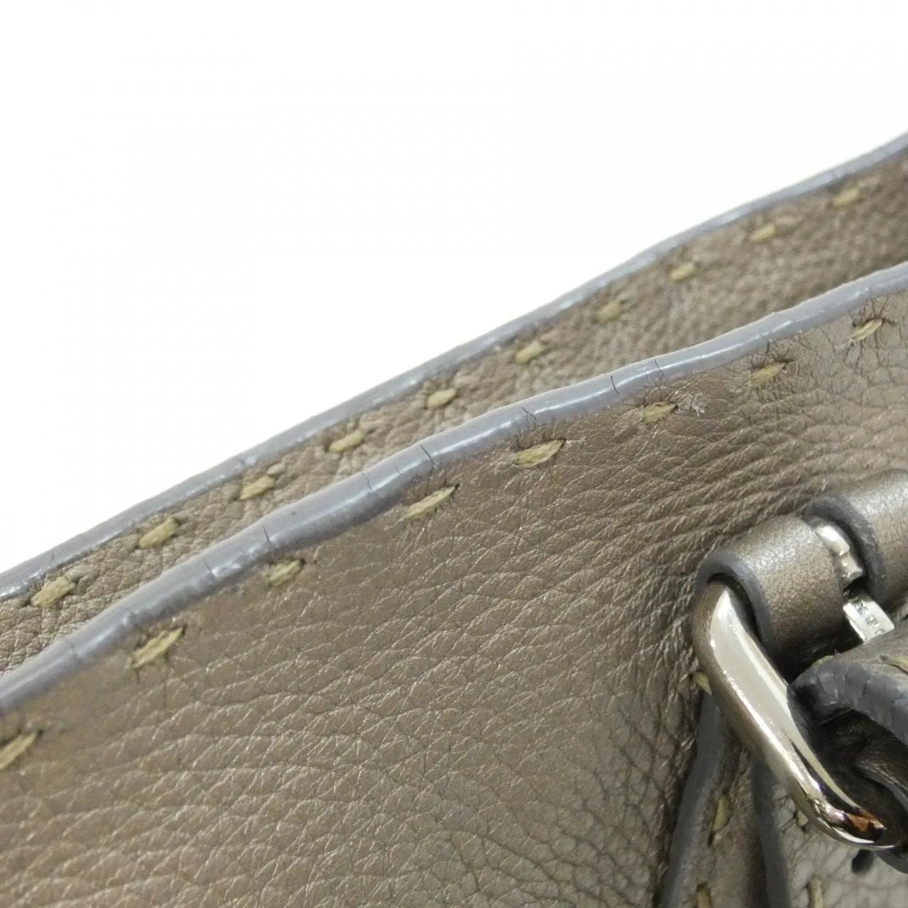 FENDI Sunshine Shopper 8BH135 NDU Handbag Leather Black Leather Rank A - Thumbnail 6