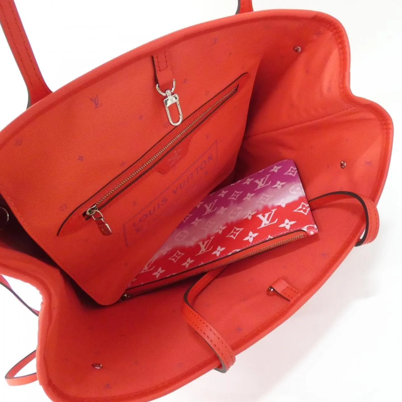 LOUIS VUITTON Neverfull M45127 Tote Canvas Rouge Canvas - Thumbnail 6