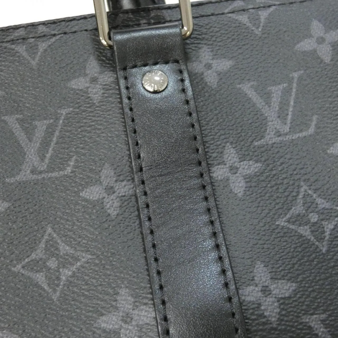 LOUIS VUITTON Keepall M46271 Boston Monogram Black Monogram - Thumbnail 4