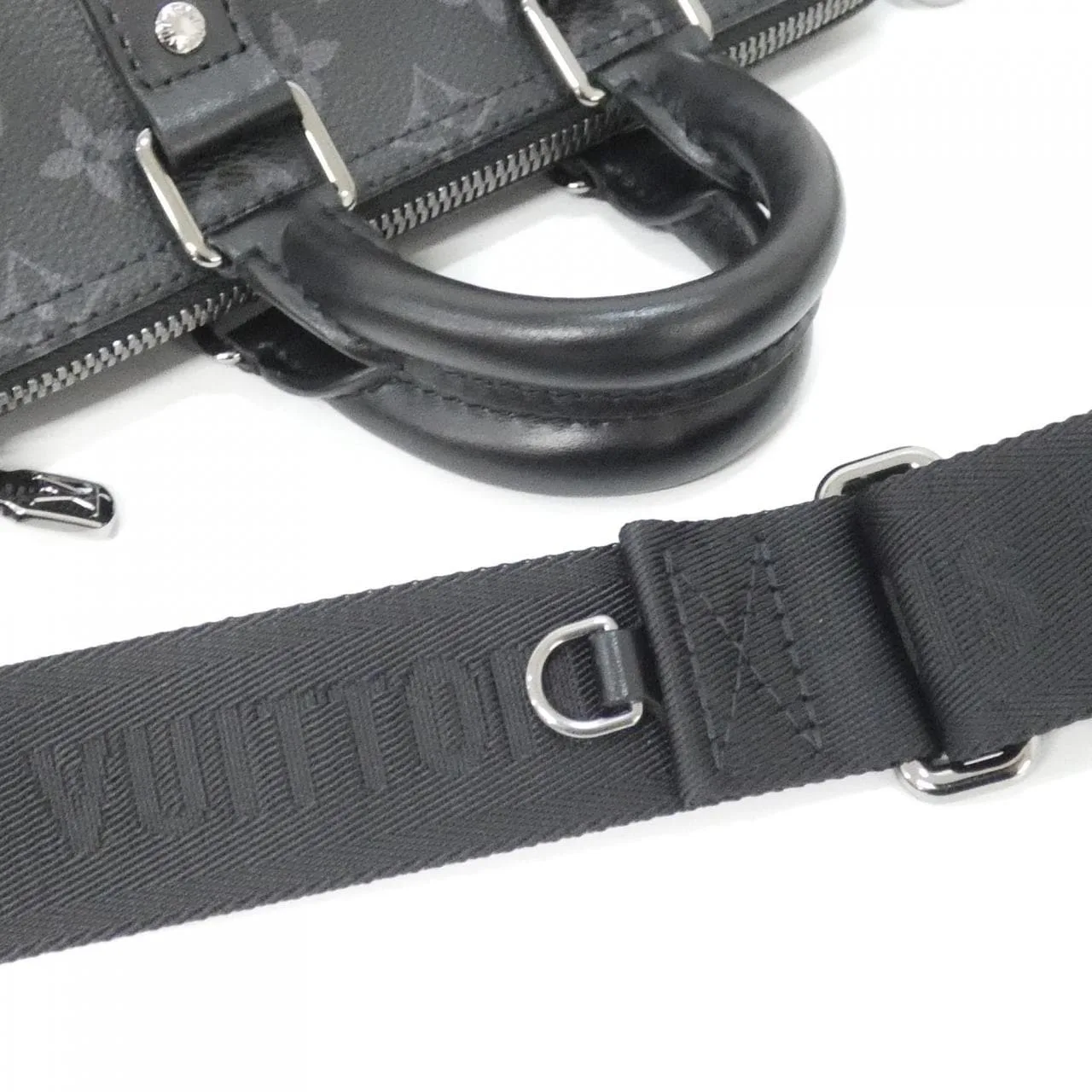 LOUIS VUITTON Keepall M46271 Boston Monogram Black Monogram - Thumbnail 7