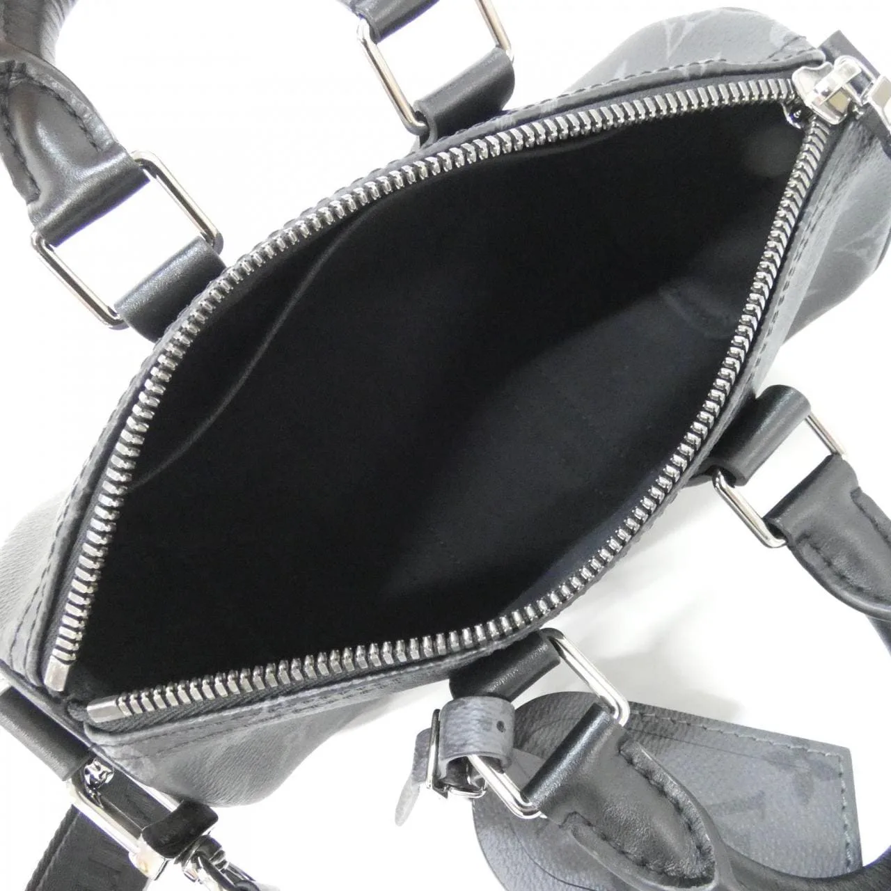 LOUIS VUITTON Keepall M46271 Boston Monogram Black Monogram - Thumbnail 8