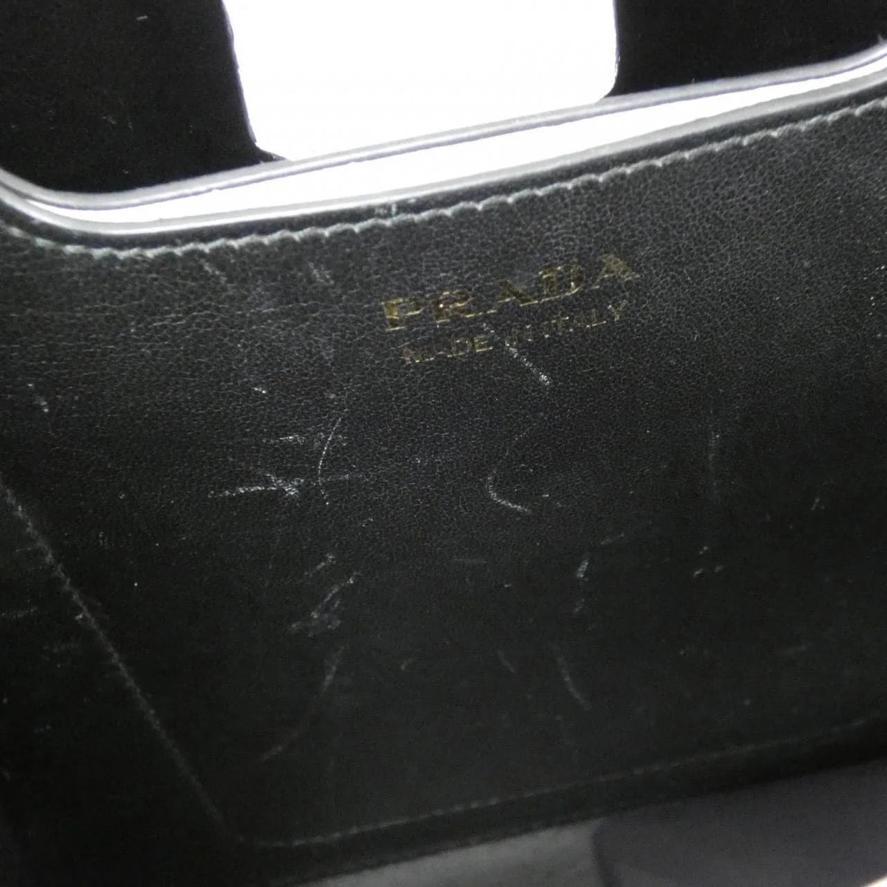 PRADA 1BA212 手提包 黑色 中古品A - 縮圖 10