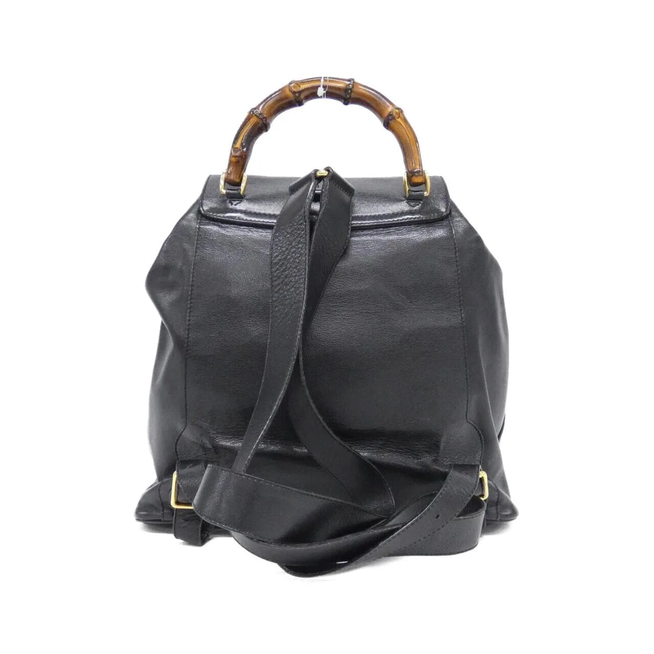 GUCCI 003 2058 背包 皮革 黑色 皮革 中古品A - 縮圖 2