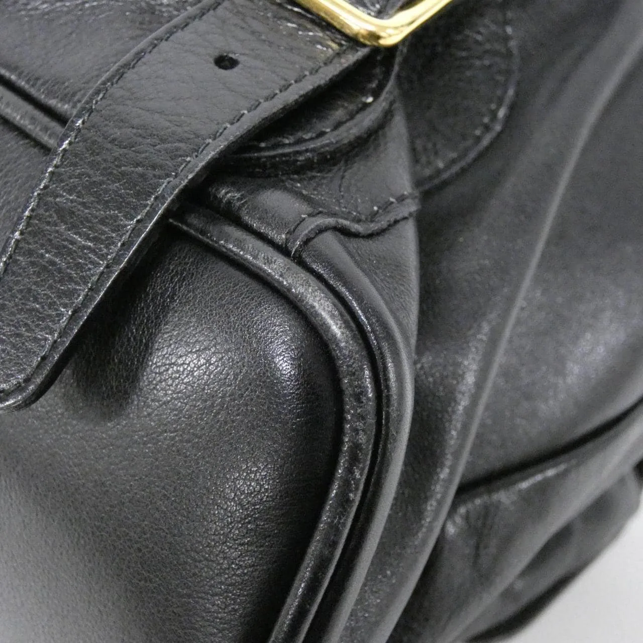 GUCCI 003 2058 背包 皮革 黑色 皮革 中古品A - 縮圖 3