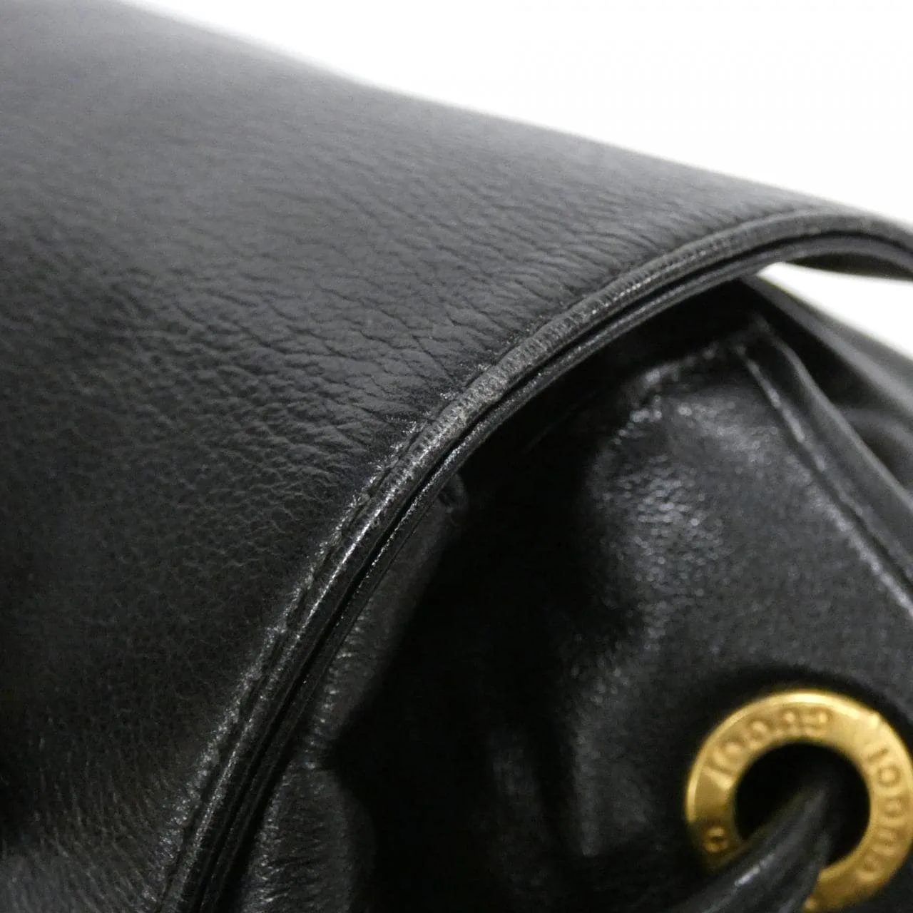 GUCCI 003 2058 背包 皮革 黑色 皮革 中古品A - 縮圖 4