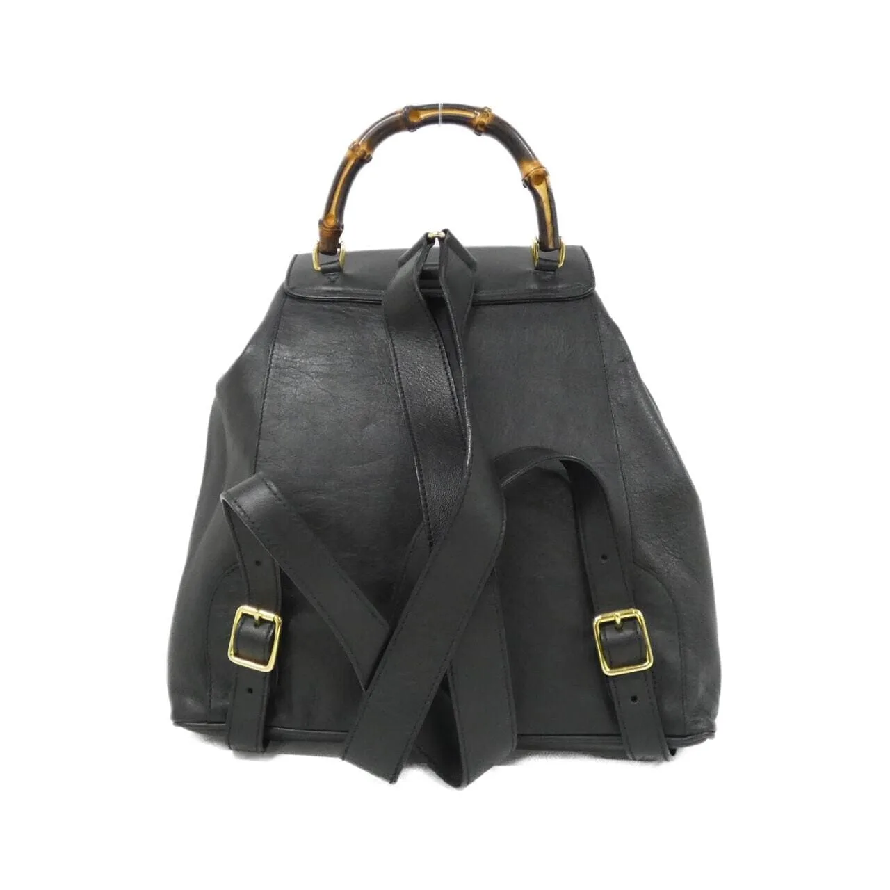 GUCCI 003 2058 背包 皮革 黑色 皮革 中古品A - 縮圖 2