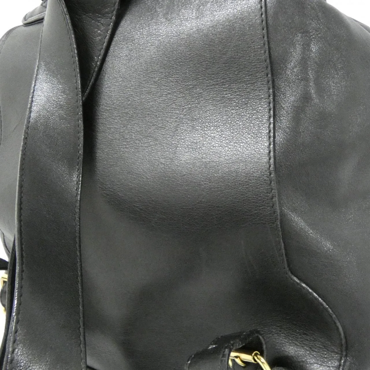GUCCI 003 2023 背包 皮革 黑色 皮革 中古品B - 縮圖 4