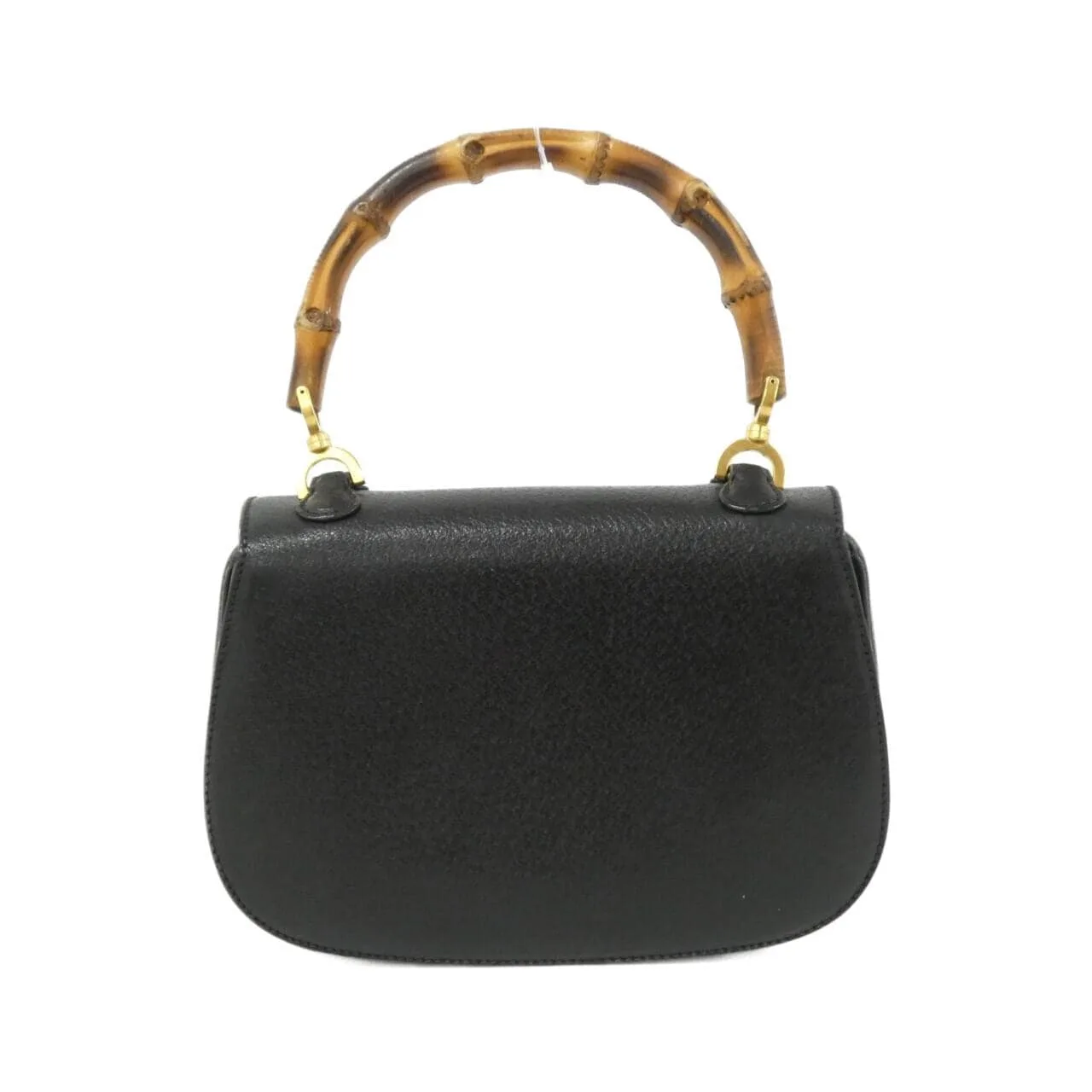 GUCCI 000 46 0188 手提包 皮革 黑色 皮革 中古品A - 縮圖 2