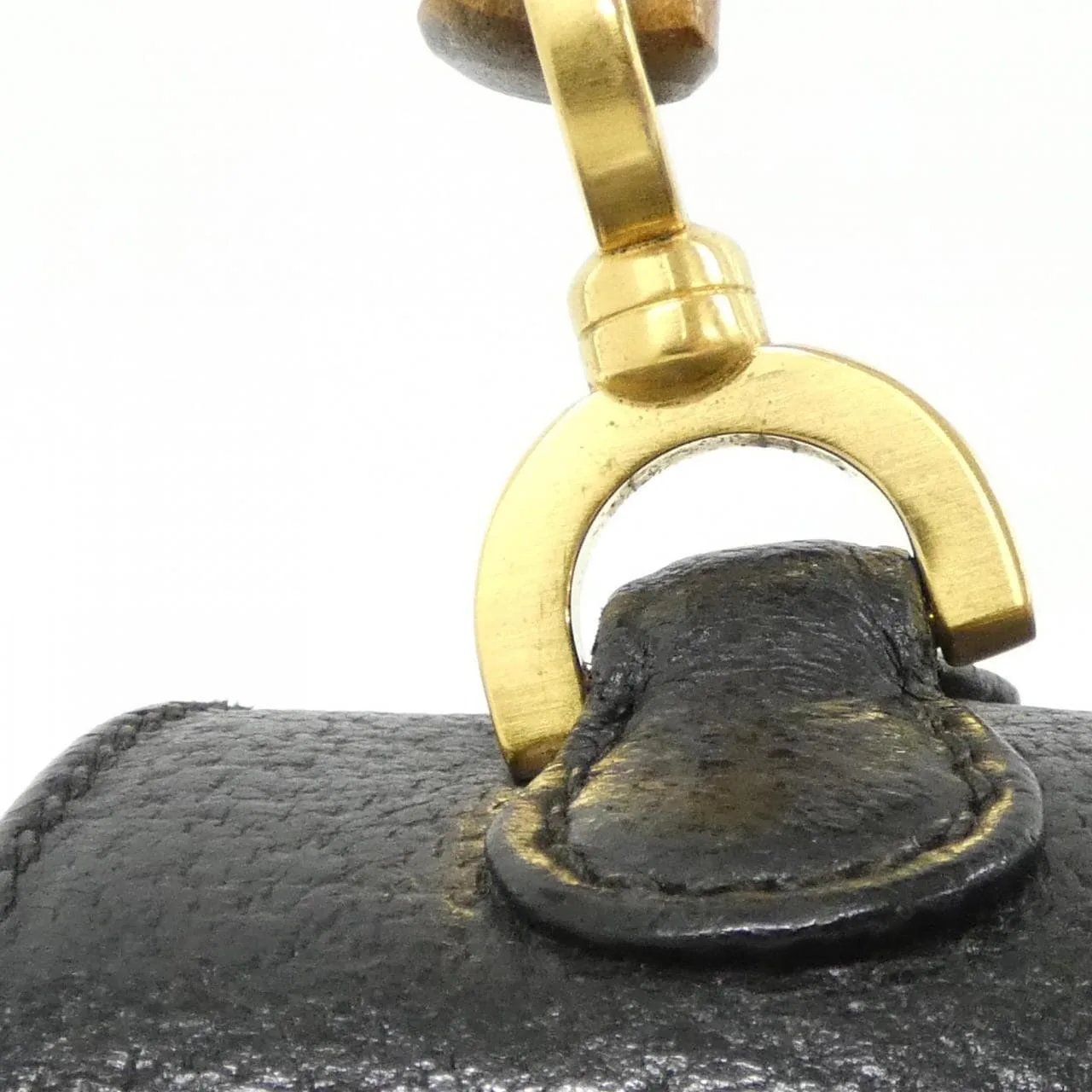 GUCCI 000 46 0188 手提包 皮革 黑色 皮革 中古品A - 縮圖 7