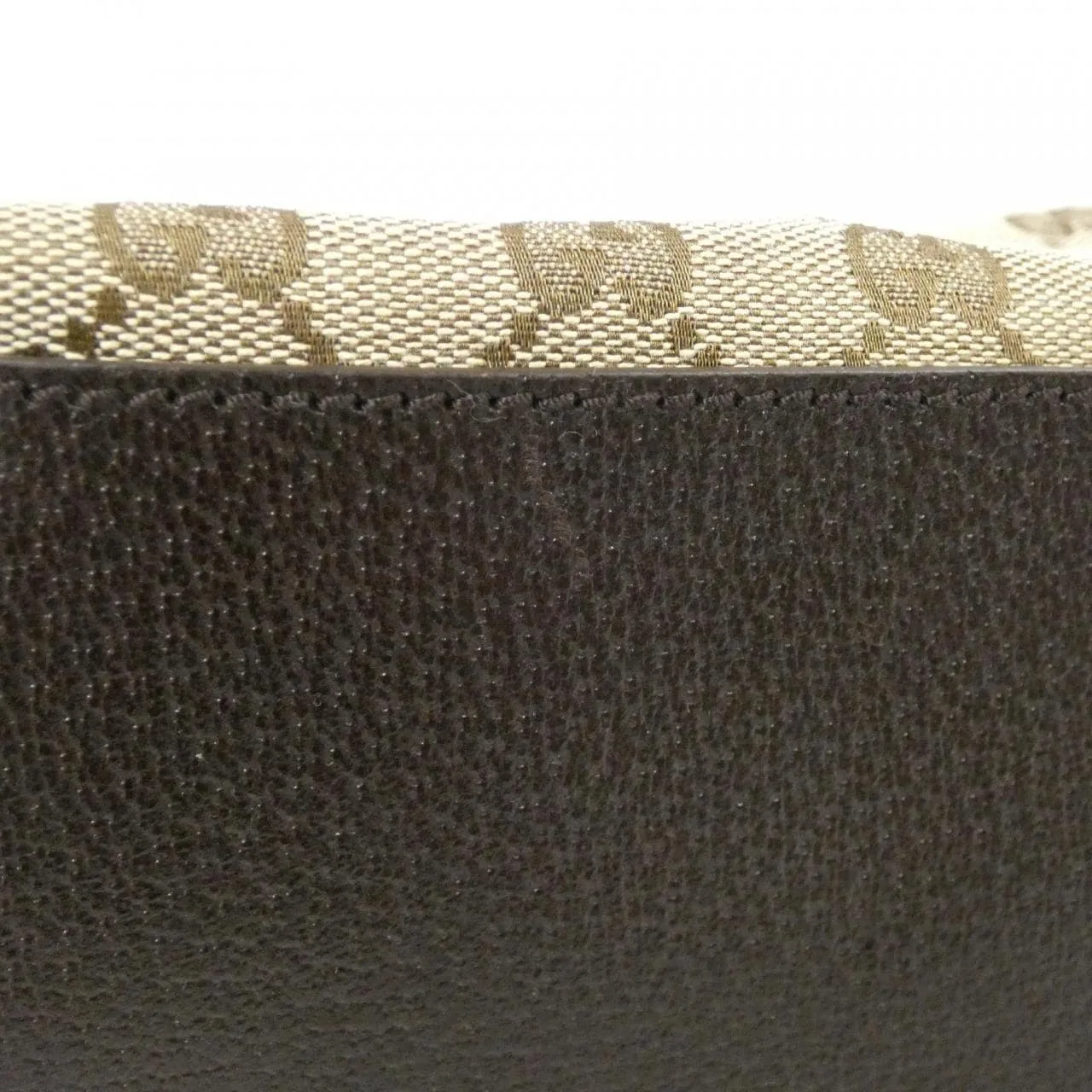 GUCCI 131233 手提包 帆布 米色 帆布 中古品A - 縮圖 3